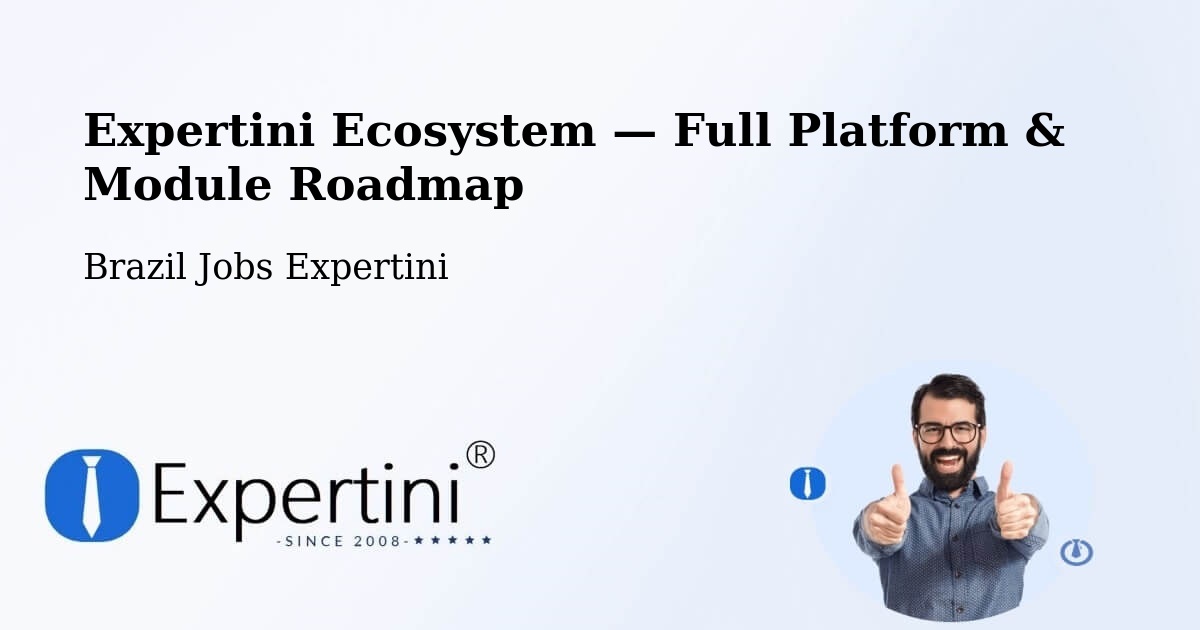 Expertini Ecosystem — Full Platform & Module Roadmap – Raposos